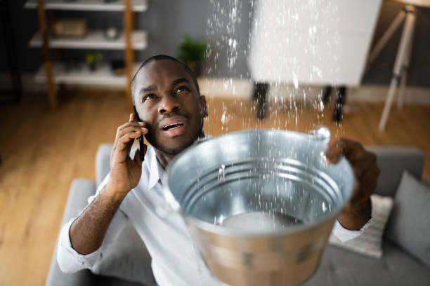 Water damage restoration process in Slatington, PA